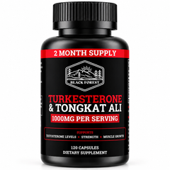 Black Forest Turkesterone 1000mg Dietary Supplement – 120 Capsules