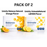 Unicity Balance & Unimate Drink Mix Bundle – Pack of 2
