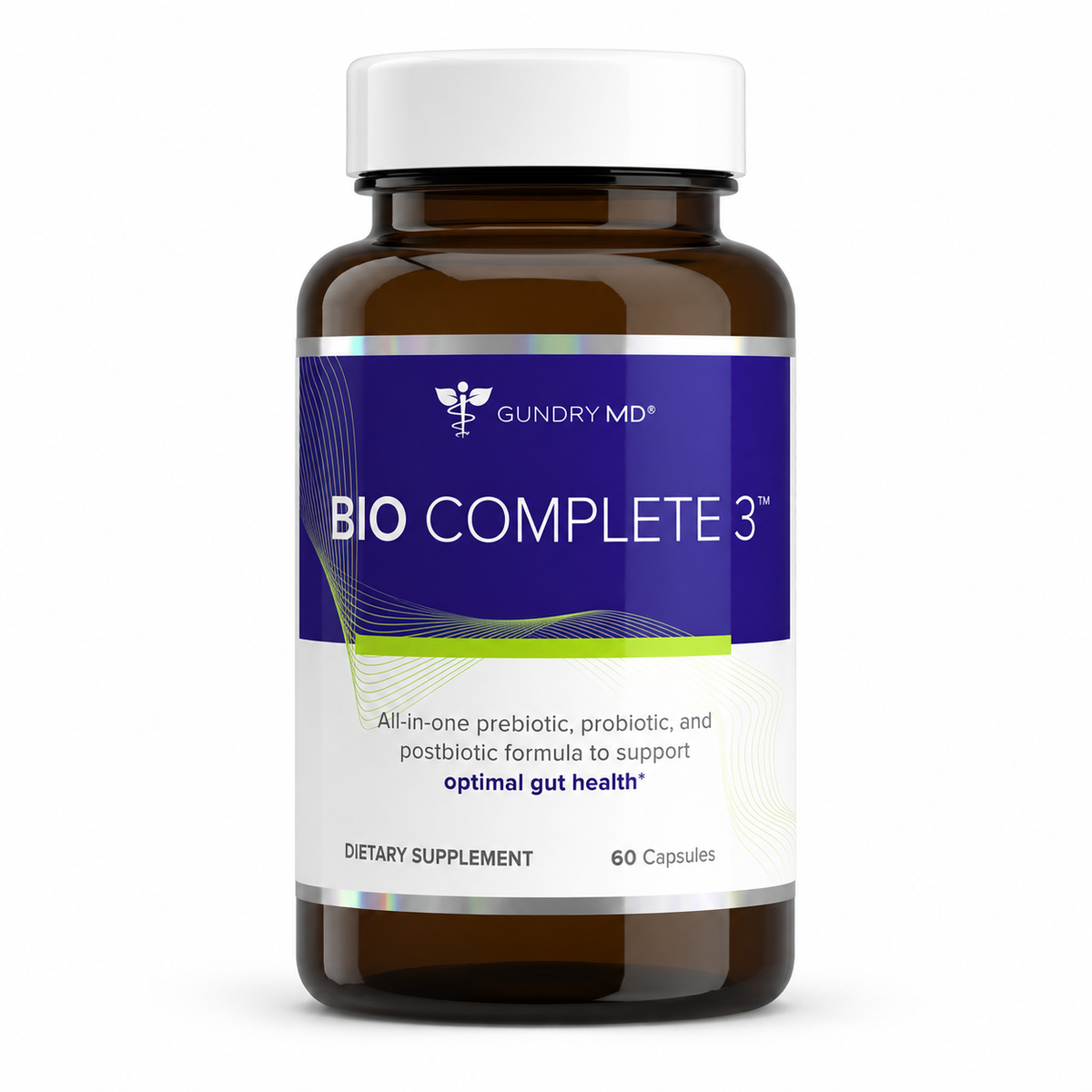 Gundry MD Bio Complete 3 Prebiotic Probiotic Postbiotic – 60 Capsules