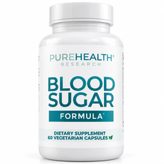 PureHealth Research Blood Sugar Formula Dietary Supplement – 60 Capsules