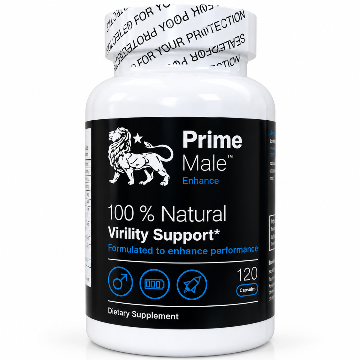 Prime Male Enhance Men’s Vitality & Performance Supplement – 120 Capsules
