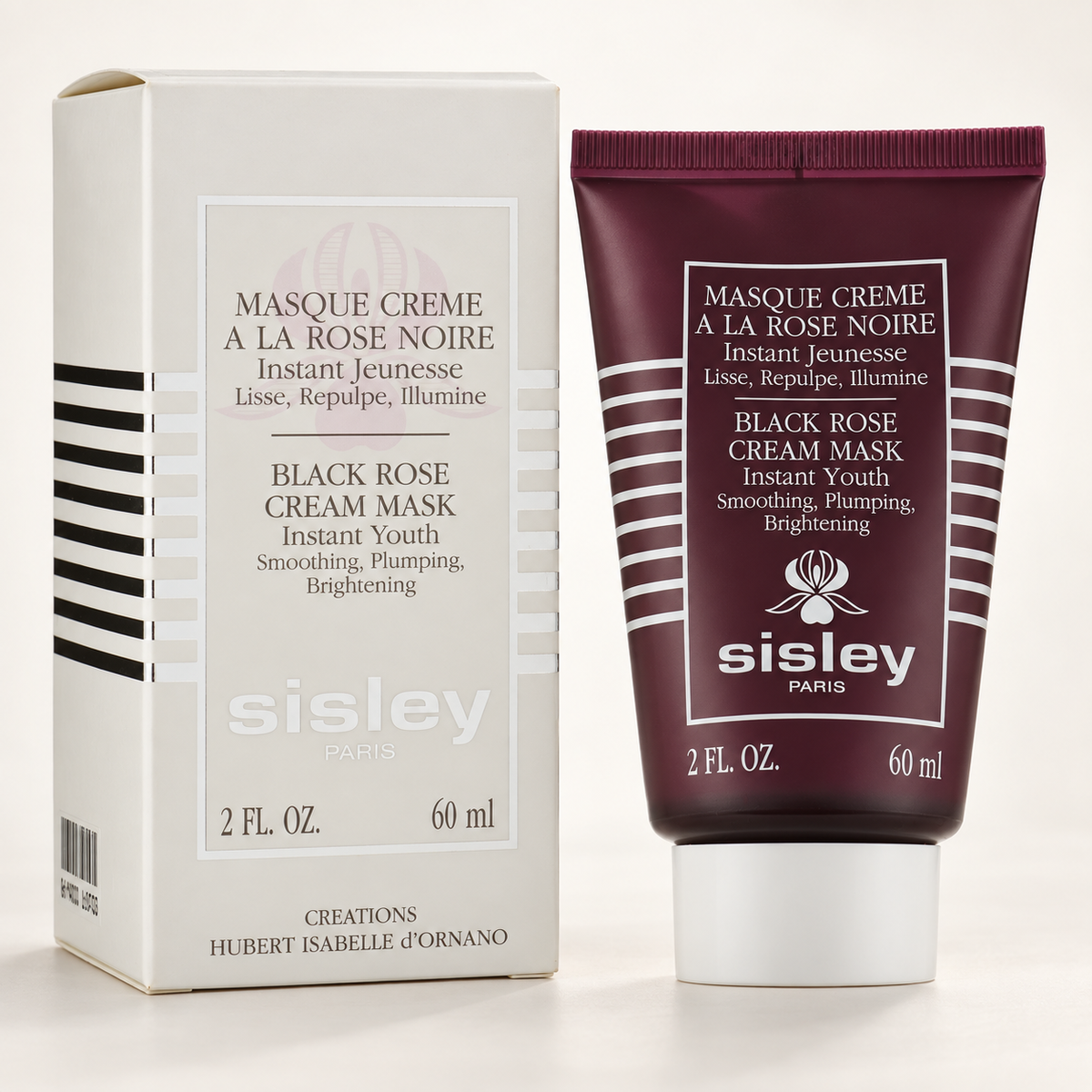 Sisley Paris Black Rose Cream Mask for Smoothing, Plumping & Brightening – 60ml
