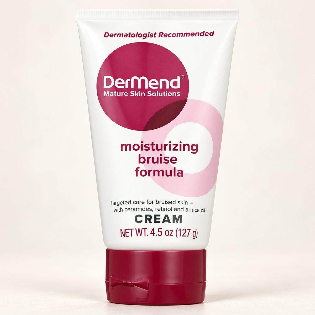 DerMend Moisturizing Bruise Formula Cream with Ceramides, Retinol & Arnica – 4.5 oz