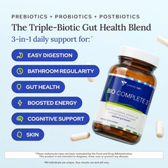 Gundry MD Bio Complete 3 Prebiotic Probiotic Postbiotic – 60 Capsules